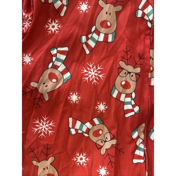 Christmas Reindeer 1 Piece Pajamas Bodysuit Large Family Matching Pajamas - Picture 4 of 7